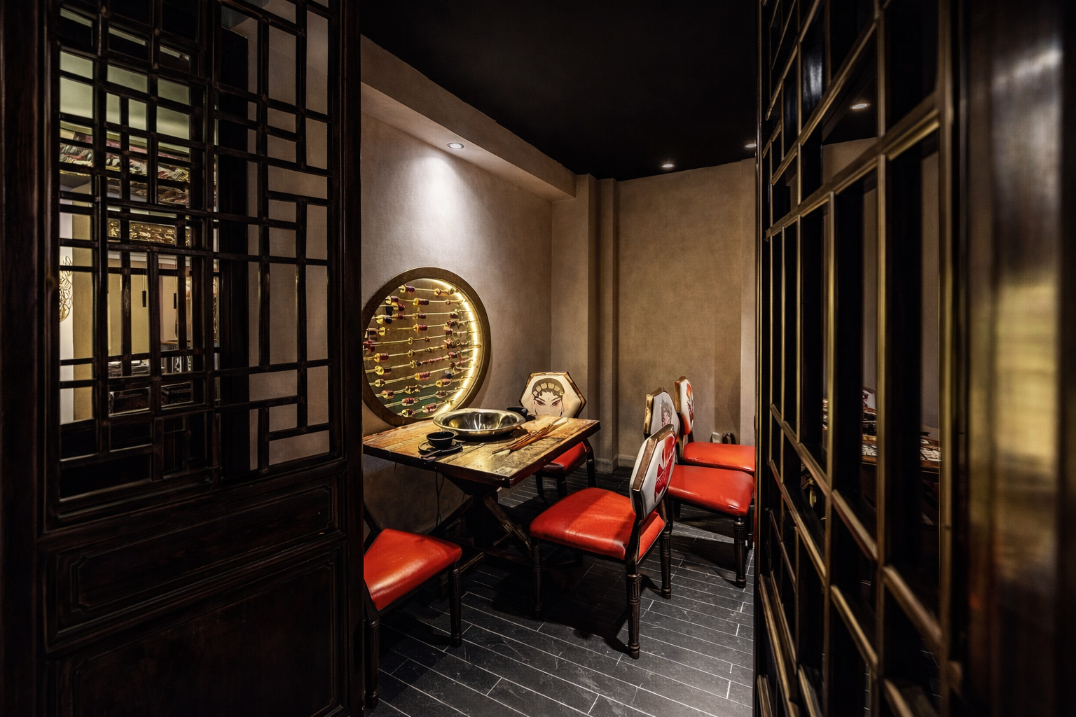 Private dining room at SixPo Hotpot